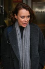 KEELEY HAWES Leaves BBC Radio 2 Studios in London 11/30/2018