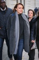 KEELEY HAWES Leaves BBC Radio 2 Studios in London 11/30/2018