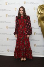 KEIRA KNIGHTLEY at A Life in Pictures Photocall at Bafta in London 12/17/2018