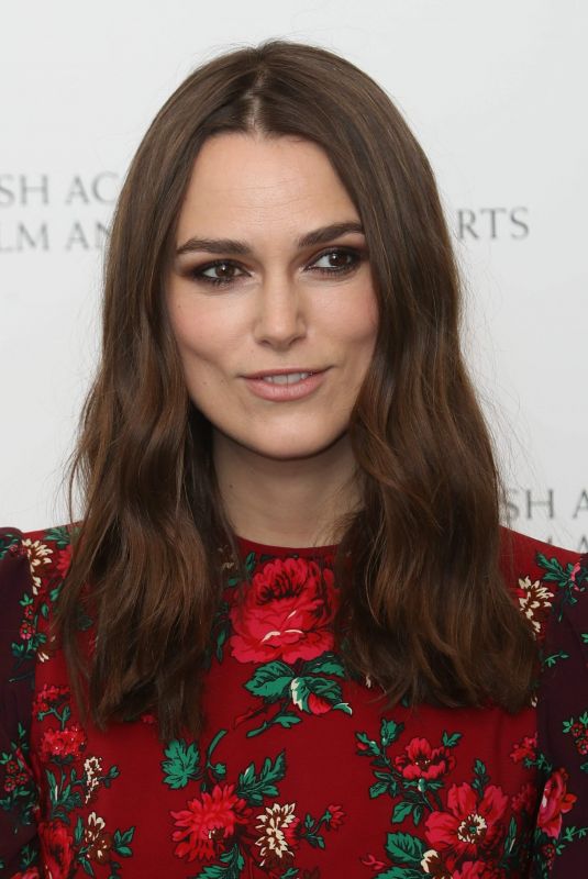 KEIRA KNIGHTLEY at A Life in Pictures Photocall at Bafta in London 12/17/2018