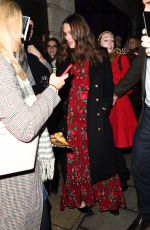 KEIRA KNIGHTLEY Leaves Bafta in London 12/17/2018