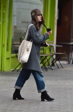 KEIRA KNIGHTLEY Out and About in London 12/19/2018