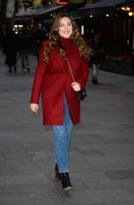 KELLY BROOK Arrives at Global House in London 12/04/2018