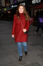 KELLY BROOK Arrives at Global House in London 12/04/2018
