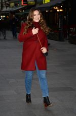 KELLY BROOK Arrives at Global House in London 12/04/2018