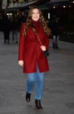 KELLY BROOK Arrives at Global House in London 12/04/2018
