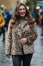 KELLY BROOK Arrives at Heart Radio in London 12/03/2018