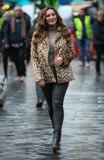 KELLY BROOK Arrives at Heart Radio in London 12/03/2018