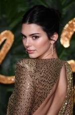 KENDALL JENNER at British Fashion Awards in London 12/10/2018