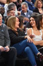 KENDALL JENNER at Washington Wizards vs Philadelphia 76ers Game in Philadelphia 11/30/2018