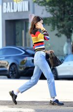 KENDALL JENNER Leaves Alfred Coffee in Los Angeles 12/15/2018