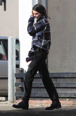 KENDALL JENNER Leaves Alfred