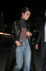 KENDALL JENNER Night Out in London 12/11/2018