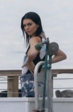 KENDALL JENNER on the Set of a Photoshoot at a Beach in Malibu 12/15/2018