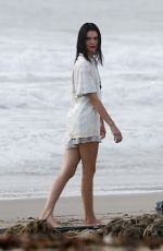 KENDALL JENNER on the Set of a Photoshoot at a Beach in Malibu 12/15/2018