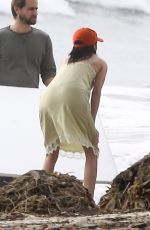 KENDALL JENNER on the Set of a Photoshoot at a Beach in Malibu 12/15/2018