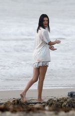 KENDALL JENNER on the Set of a Photoshoot at a Beach in Malibu 12/15/2018