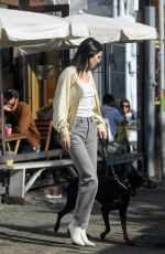 KENDALL JENNER Out with Her Dog in Los Angeles 12/16/2018