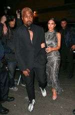 KIM KARDASHIAN and Kanye West at Cher Musical in New York 12/03/2018
