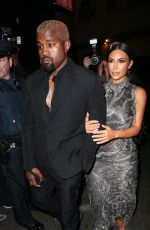 KIM KARDASHIAN and Kanye West at Cher Musical in New York 12/03/2018