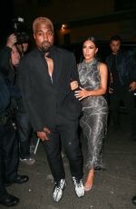KIM KARDASHIAN and Kanye West at Cher Musical in New York 12/03/2018