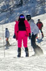 KIM KARDASHIAN and KENDALL JENNER Out at Slopes in Aspen 12/29/2018
