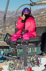 KIM KARDASHIAN and KENDALL JENNER Out at Slopes in Aspen 12/29/2018