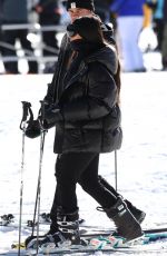 KIM KARDASHIAN Out at Slopes in Aspen 12/30/2018