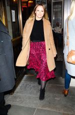KIMBERLEY WALSH Arrives at Gaby Roslin Special Christmas Show in London 12/09/2018