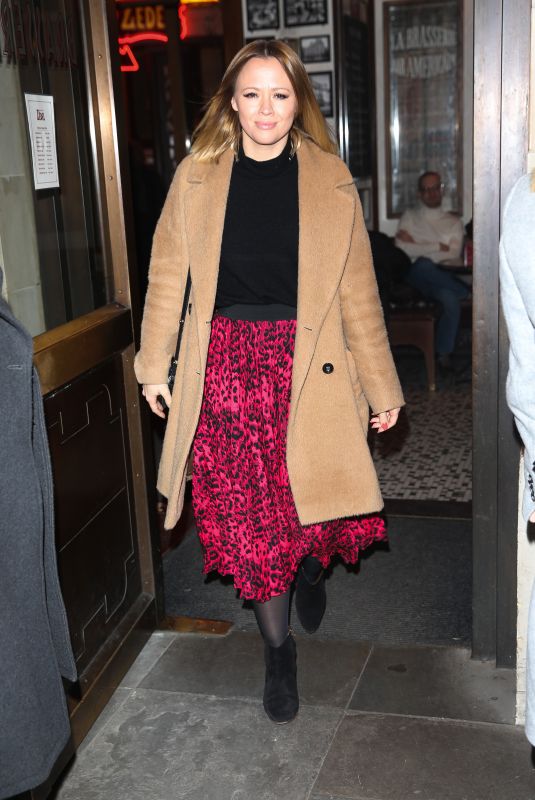 KIMBERLEY WALSH Arrives at Gaby Roslin Special Christmas Show in London 12/09/2018