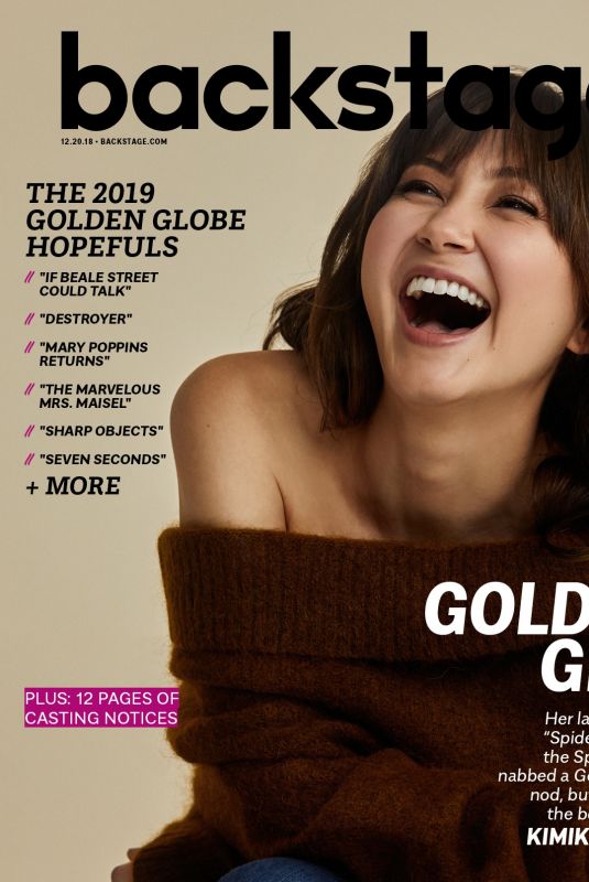 KIMIKO GLEN in Backstage Magazine, December 2018