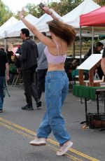 KIRA KOSARIN at Farmers Market in Studio City 12/16/2018
