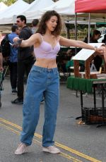 KIRA KOSARIN at Farmers Market in Studio City 12/16/2018
