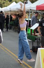 KIRA KOSARIN at Farmers Market in Studio City 12/16/2018
