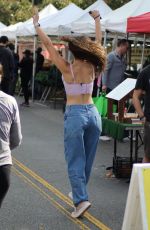 KIRA KOSARIN at Farmers Market in Studio City 12/16/2018