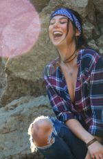 KIRA KOSARIN on the Set of a Photoshoot, December 2018