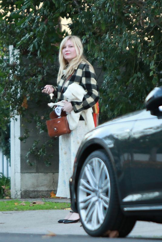 KIRSTEN DUNST on Christmas Day Out in Los Angeles 12/25/2018