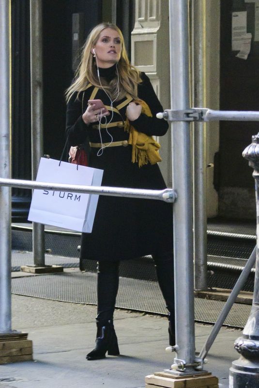 KITTY SPENCER Out Shopping in New York 11/29/2018