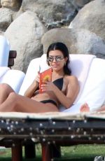 KOURTNEY KARDASHIAN and SOFIA RICHIE in Bikinis on the Beach in Mexico 12/22/2018