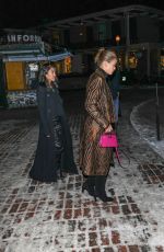 KOURTNEY KARDASHIAN and SOFIA RICHIE Night Out in Aspen 12/29/2018