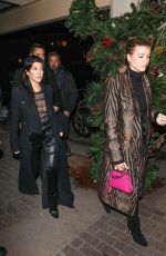 KOURTNEY KARDASHIAN and SOFIA RICHIE Night Out in Aspen 12/29/2018