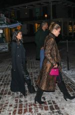 KOURTNEY KARDASHIAN and SOFIA RICHIE Night Out in Aspen 12/29/2018