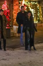 KOURTNEY KARDASHIAN and SOFIA RICHIE Night Out in Aspen 12/29/2018