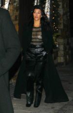 KOURTNEY KARDASHIAN and SOFIA RICHIE Night Out in Aspen 12/29/2018