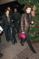 KOURTNEY KARDASHIAN and SOFIA RICHIE Night Out in Aspen 12/29/2018