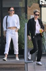 KRISTEN STEWART and SARA DINKIN at Cafe Gratitude in Los Angeles 12/21/2018
