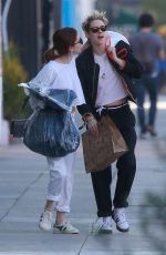KRISTEN STEWART and SARA DINKIN at Cafe Gratitude in Los Angeles 12/21/2018