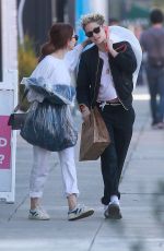KRISTEN STEWART and SARA DINKIN at Cafe Gratitude in Los Angeles 12/21/2018