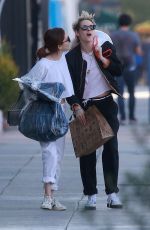 KRISTEN STEWART and SARA DINKIN at Cafe Gratitude in Los Angeles 12/21/2018