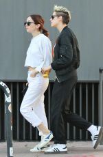 KRISTEN STEWART and SARA DINKIN at Cafe Gratitude in Los Angeles 12/21/2018